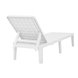Шезлонг Tweet compact с матрасом, белый Шезлонг Tweet compact с матрасом, белый