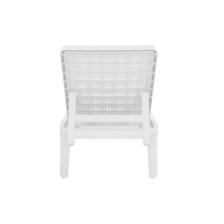 Шезлонг Tweet compact с матрасом, белый