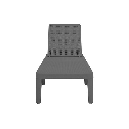 Шезлонг Tweet compact с матрасом, серый