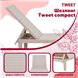 Шезлонг Tweet compact с матрасом, серый Шезлонг Tweet compact с матрасом, серый