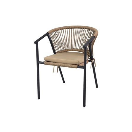 Комплект плетеной мебели MOKKA LYON на 4 персоны с обеденным столом