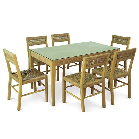 MOKKA BALI Стол обеденный деревянный