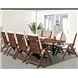 Стол+8кресел, д/сада, коричневая морилка/Куддарна бежевый I ÄPPLARÖ эпларо Аналог