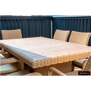 Комплект плетеной мебели MOKKA BELLA малый, соломенный