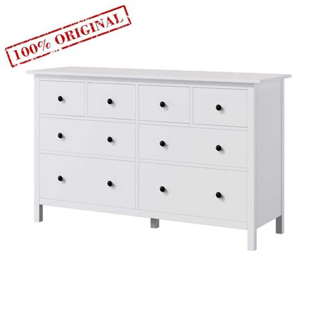 Комод КЫМОР 8 ящиков белый