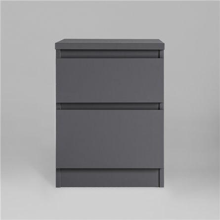 2.03.03.050.4 КАСТОР тумба 2 ящика RU серая