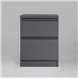 2.03.03.050.4 КАСТОР тумба 2 ящика RU серая 2.03.03.050.4 КАСТОР тумба 2 ящика RU серая