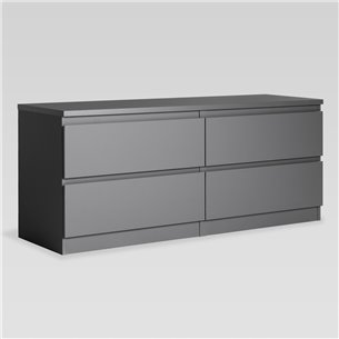 2.03.03.100.4 КАСТОР тумба 4 ящика RU серая