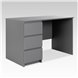 2.03.06.090.4 КАСТОР стол письменный 3 ящика 116х65 RU серый
