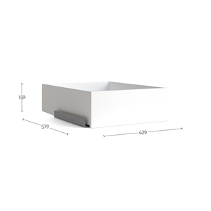 ПАКС / МАКС ящик выдвижной 50х58 серый RU