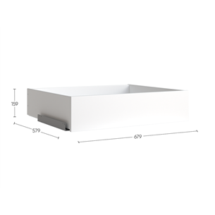 ПАКС / МАКС ящик выдвижной 75х58 серый RU