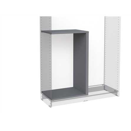 2.06.15.280.4 МАКС секция разделительная 75-100х36 серая