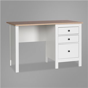 2.08.06.160.14 САГА стол письменный 120х56 белый/ясень
