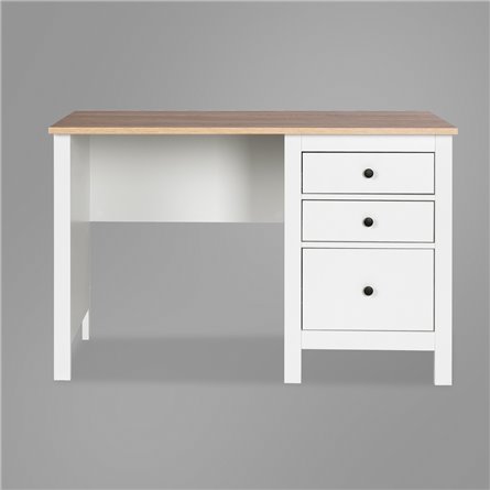2.08.06.160.14 САГА стол письменный 120х56 белый/ясень