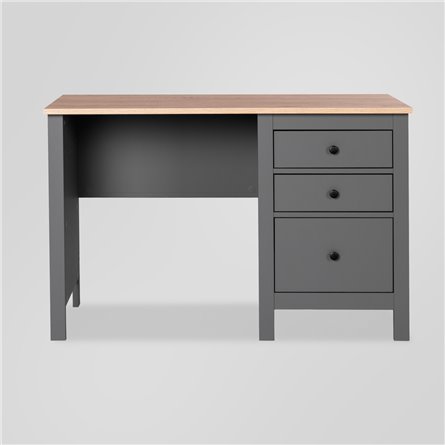 2.08.06.160.15 САГА стол письменный 120х56 серый/ясень