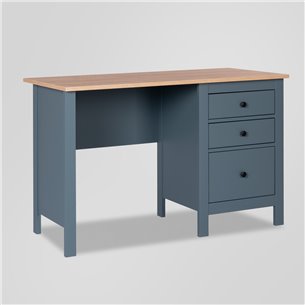 2.08.06.160.16 САГА стол письменный 120х56 темно-бирюзовый/ясень