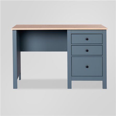 2.08.06.160.16 САГА стол письменный 120х56 темно-бирюзовый/ясень
