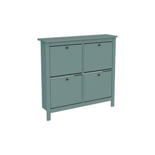 2.08.10.180.6 САГА тумба для обуви 113х108 темно-бирюзовая