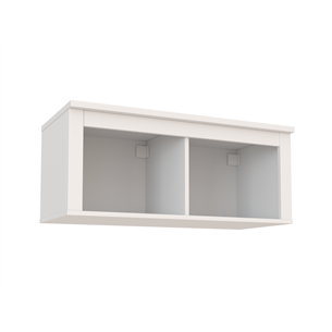 2.08.17.140.1 САГА полка навесная 2 секции белая