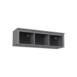 2.08.17.150.4 САГА полка навесная 3 секции серая