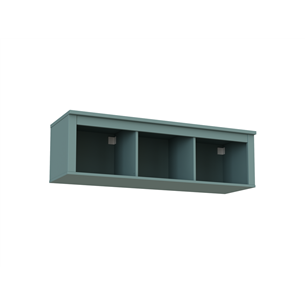 2.08.17.150.6 САГА полка навесная 3 секции темно-бирюзовая