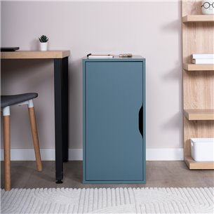 S01491 Ингар ДВ тумба 36x71x53, серо-бирюзовый