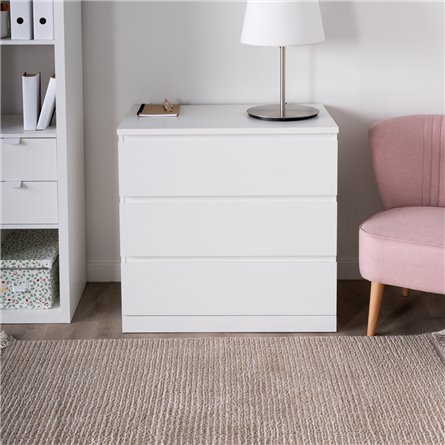 S01651 Варма Прайм 3 комод 80x77x48, белый