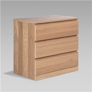 S01668 Варма Прайм 3 комод 80x77x48 шпон дуб беленый