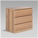 S01668 Варма Прайм 3 комод 80x77x48 шпон дуб беленый