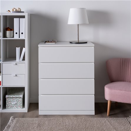 S01682 Варма Прайм 4 комод 80x100x48, белый