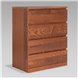 S01705 Варма Прайм 4 комод 80x100x48 шпон ясень