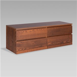 S01736 Варма Прайм 4Д комод 160x55x48 шпон ясень