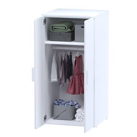 Детская СТУВА / Пикси. Комплект 2 - кровать, комод и 2 шкафа (робкий подснежник)