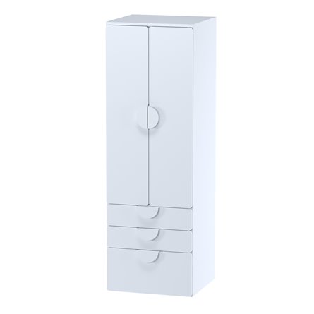 Детская СТУВА / Пикси. Комплект 2 - кровать, комод и 2 шкафа (робкий подснежник)