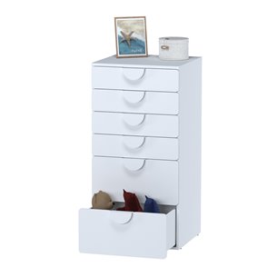 Комод Стува / Пикси 6 ящиков 60x57x120 (озорной василек)