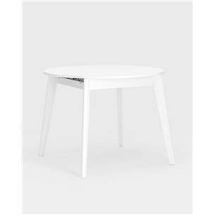 Стол|Stool Group|Rondo диаметр 100 см белый, раскладывается до 135 см