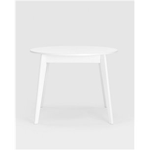 Стол|Stool Group|Rondo диаметр 100 см белый, раскладывается до 135 см