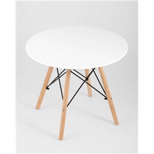 Стол|Stool Group|Eames DSW детский белый, ножки массив бука