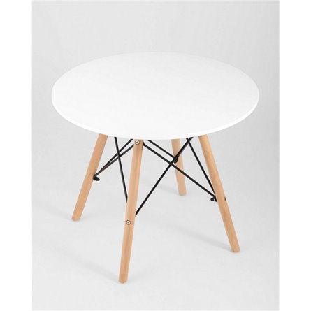 Стол|Stool Group|Eames DSW детский белый, ножки массив бука