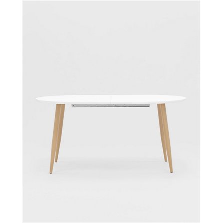 Стол|Stool Group|обеденный Берген белый раскладной 160 (220)*90 см