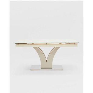 Стол|Stool Group|Верона раскладной 160-220*90 глянцевый бежевый