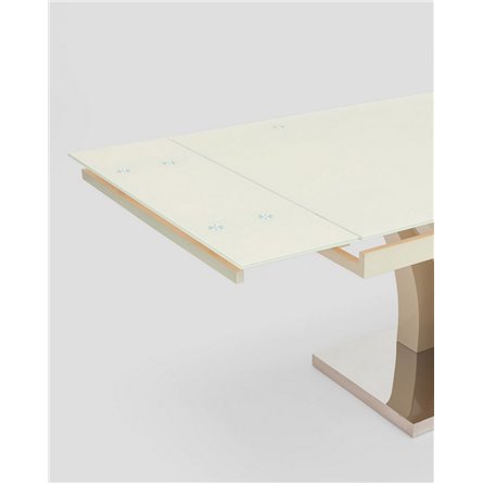 Стол|Stool Group|Верона раскладной 160-220*90 глянцевый бежевый