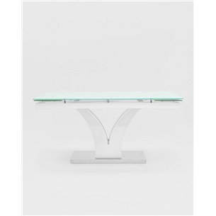 Стол|Stool Group|обеденный Верона белый раскладной, размер 160 (220)*90