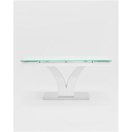 Стол|Stool Group|обеденный Верона белый раскладной, размер 160 (220)*90
