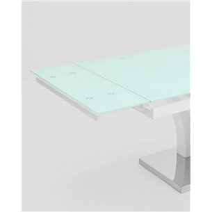 Стол|Stool Group|обеденный Верона белый раскладной, размер 160 (220)*90