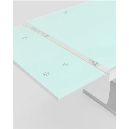 Стол|Stool Group|обеденный Верона белый раскладной, размер 160 (220)*90