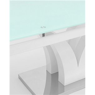 Стол|Stool Group|обеденный Верона белый раскладной, размер 160 (220)*90