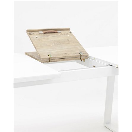 Стол|Stool Group|обеденный Детройт раскладной 160-200*90 белый