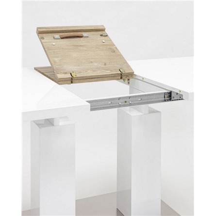 Стол|Stool Group|Сиэтл раскладной 140-180*90 глянцевый белый