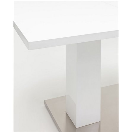 Стол|Stool Group|Сиэтл раскладной 140-180*90 глянцевый белый